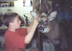 Christopher Mallien and whitetail mount